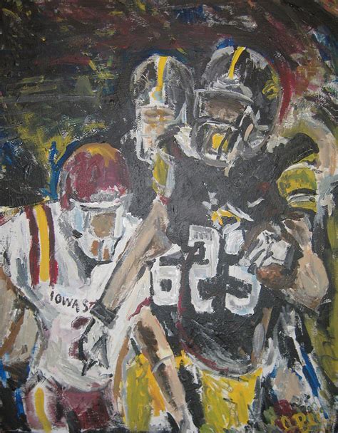 Offense Depiction Number One Painting By Jon Baldwin Art Fine Art America