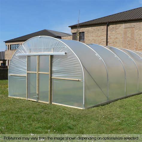 12FT Wide Poly Tunnel Domestic Garden Polytunnels Plastic Polythene