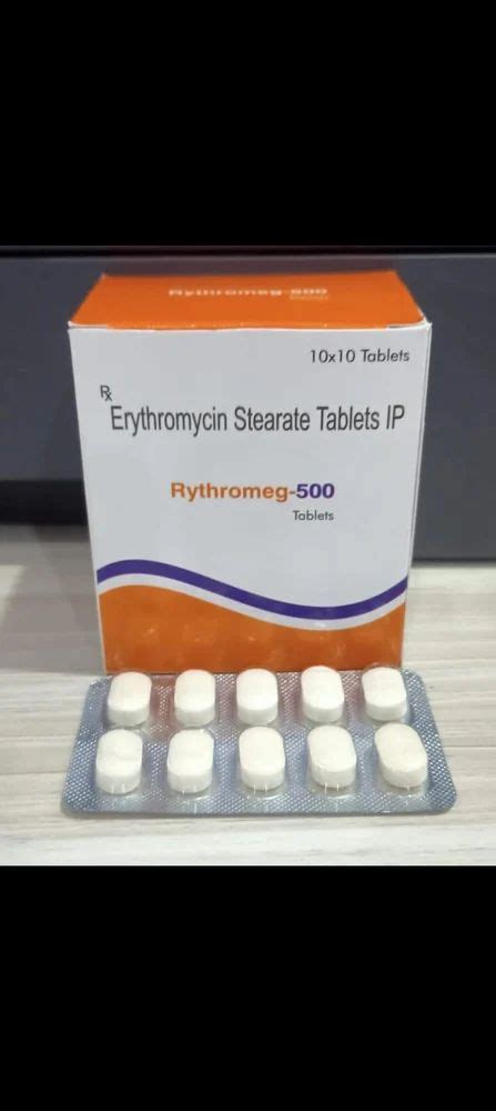 Erythromycin 500mg Tablets At 1790 Box Of 100 Pieces Pharmaceutical