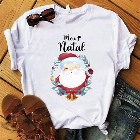 Camisetas Feliz Natal Papai Noel Elo7 Produtos Especiais