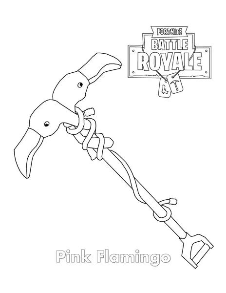 Fortnite Battle Royale Coloring Page Free Printable Coloring Pages