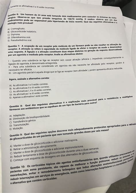 prova FARMACOLOGIA Noções Básicas de Farmacologia