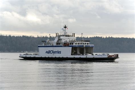 Bc Ferries Powell River Queen Approaching Campbell River A Photo