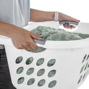 Sterilite Bushel Ultra Hiphold Laundry Basket White