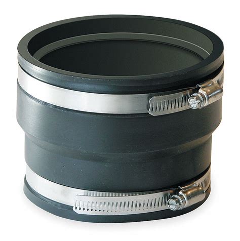 FERNCO PVC Flexible Corrugated Coupling For Pipe Size 3 X 3 3 1 2