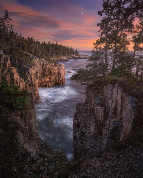 Raven S Nest Acadia National Park Maine From The Exhibition Paint