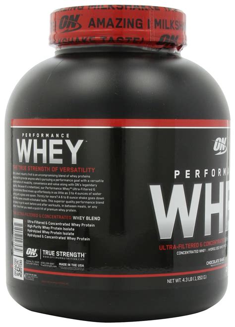 Optimum Nutrition Performance Whey Diet Supplements Review My Whey Protein