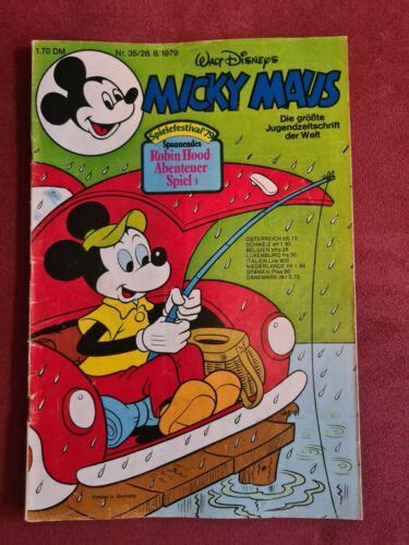 Micky Maus Comic 1979 Nr 35 Ehapa Verlag Guter Zustand EBay