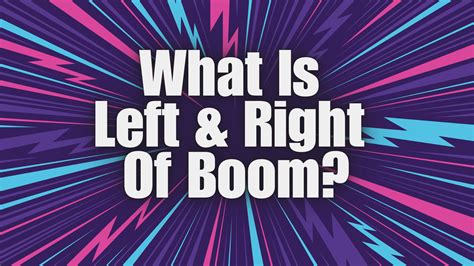 What Is Left Right Of Boom On Site Computers