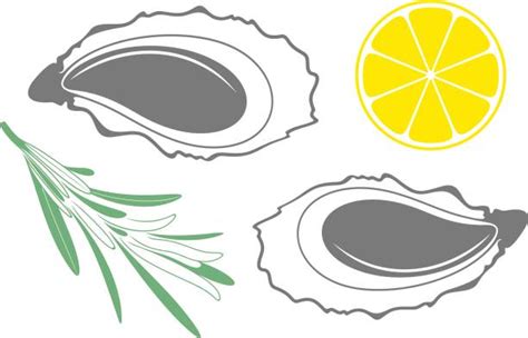 Oyster Shell Silhouette Illustrations, Royalty-Free Vector Graphics ...