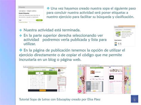 Tutorial C Mo Crear Una Sopa De Letras Con Educaplay Ppt