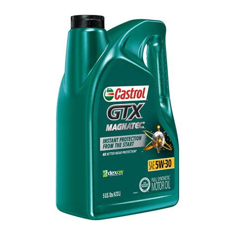 Castrol GTX MAGNATEC 5W-30 Full Synthetic Motor Oil, 5 Quarts - Walmart.com