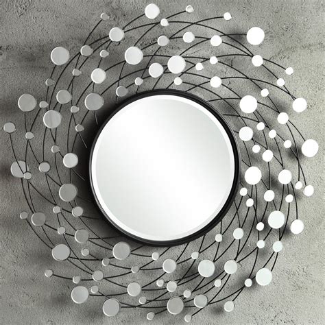 Lair Round Accent Wall Mirror - CB Furniture