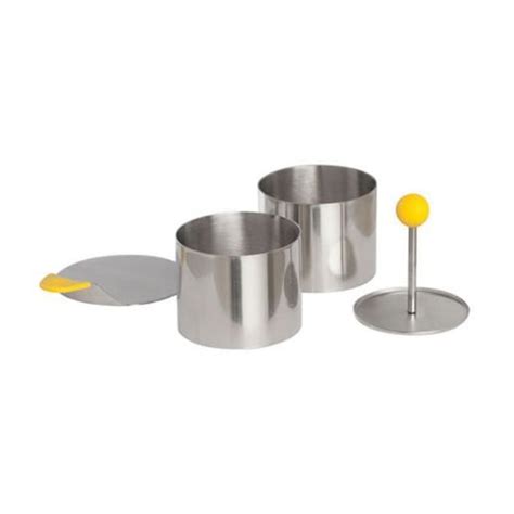 Ateco 4950 August Thomsen Stainless Steel 4 Piece Round Food Molding Set