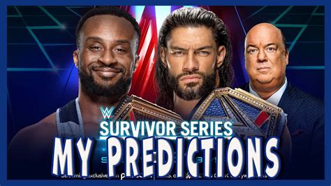 Wwe Survivor Series 2021 Match Card Predictions Youtube