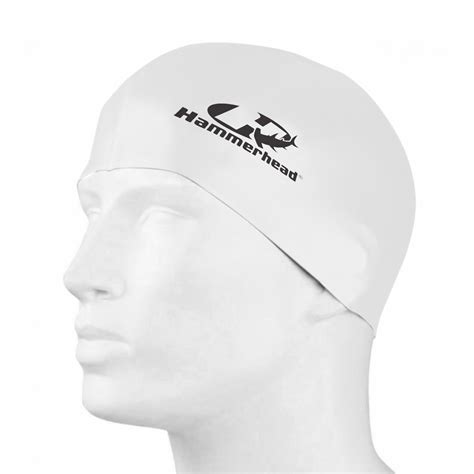 Touca De Silicone Premium 30 Hammerhead Branco 3t Sports