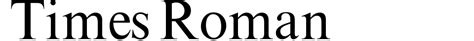 Times Roman Font Download