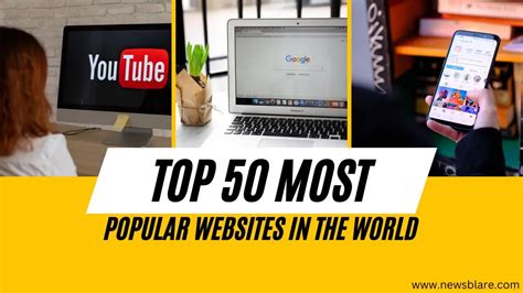 Top 50 Most Visited Websites In The World Newsblare