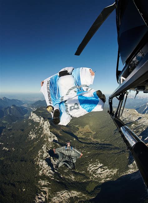 BMW presents the world's first electrified wingsuit