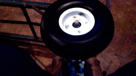 HOW TO CHANGE TIRE WHEEL ON DOLLY OR HAND TRUCK YouTube