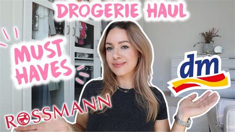 XXL Drogerie HAUL Meine MUST HAVES Von DM Rossmann Maria