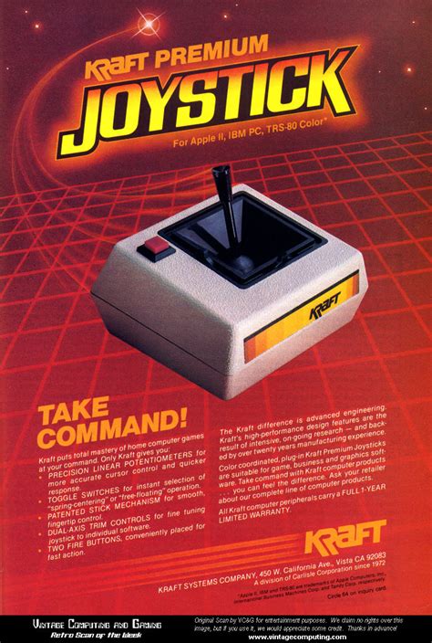 VC G Retro Scan Of The Week Kraft Premium Joystick