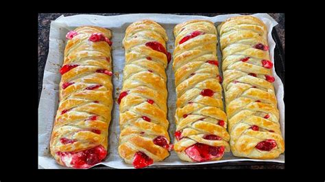 Cherry Cream Cheese Danish Kringle YouTube