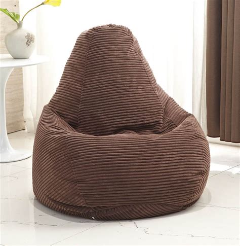 Adult Size Bean Bag Chair In Dark Brown Walmart Inventory Checker