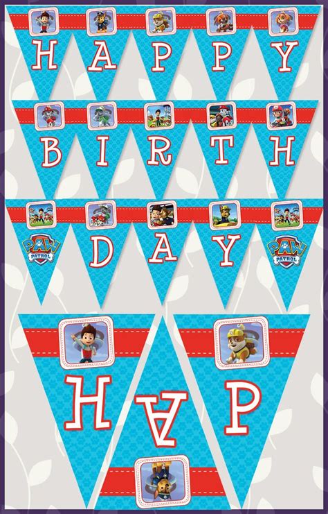 Free Paw Patrol Birthday Party Printables Worksheets Library