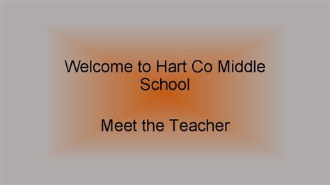 Welcome to Hart Co Middle School Meet the