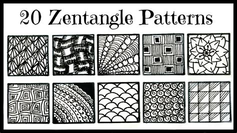 Zen Doodle Art Easy Beginner Step By Step Zentangle Patterns