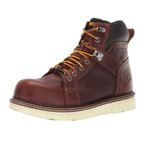 Ready Stock Wolverine Men S I 90 Dura Shocks Wedge 6 Inch Composite Toe Safety Boots Shopee