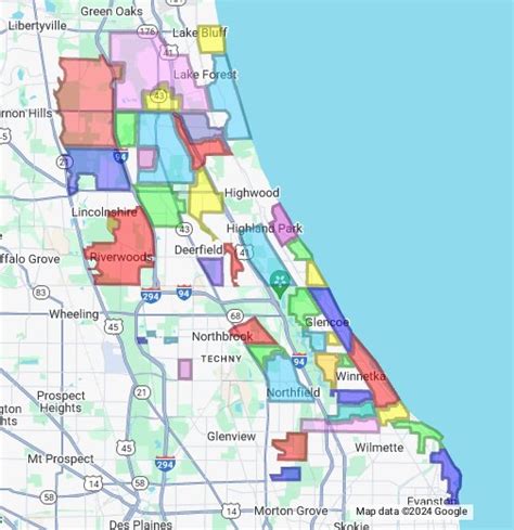 Northwest Suburbs Chicago Map System Map