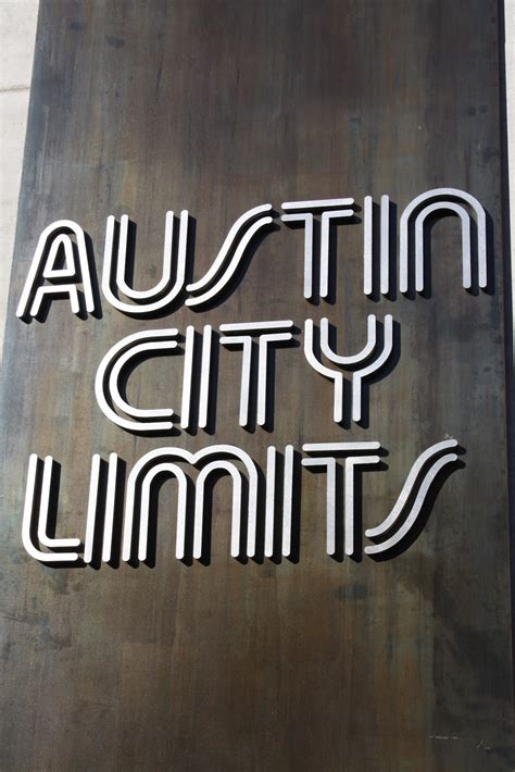 Austin City Limits Logo/Identity - Fonts In Use