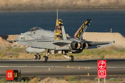 Ejército Del Aire F 18 Hornet Duelo De Toros Y Halcones En El Espacio Aéreo De Canarias