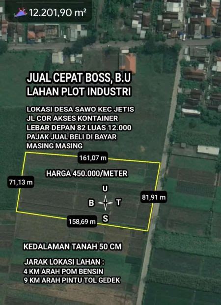 Lahan Plot Industri Mojokerto