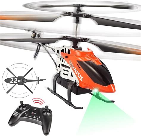 Vatos Rc Hubschrauber Minuten Fliegen Ferngesteuerter Mit Led