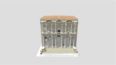 Celsus Library Roman Ephesus 3d Model By The Ure Museum Uremuseum