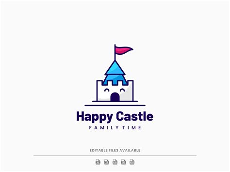 Castle Simple Logo Graphic by artnivora.std · Creative Fabrica