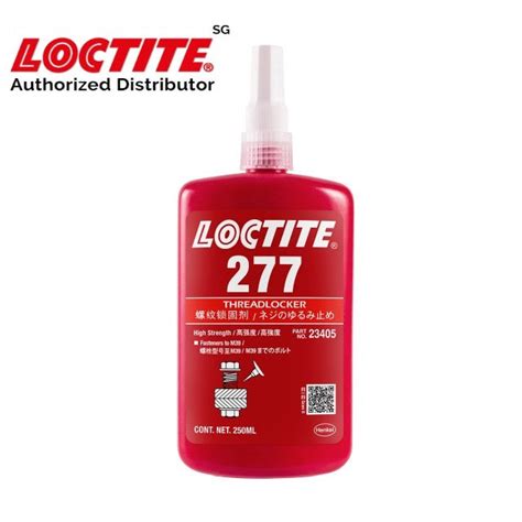 Loctite 277 Acrylic Anaerobic Threadlocker Red 50ml