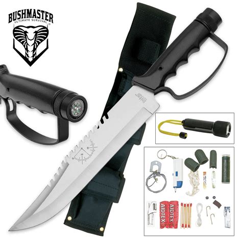 Bushmaster Survival Knife W Sheath True Swords