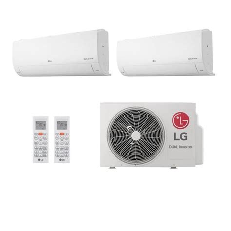 Ar Condicionado Bi Split Inverter Lg Hi Wall Dual Voice Ai 16000 Btus 9000 9000 Frio