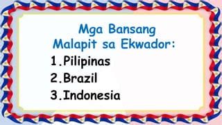 SALIK NA MAY KINALAMAN SA KLIMA NG BANSA | PPT