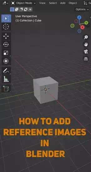 How To Add Reference Images In Blender