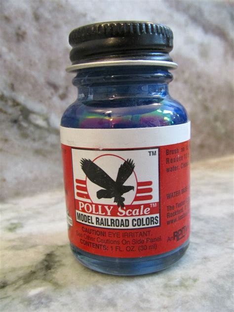 Floquil Polly Scale Railroad Model Paint 1oz 1 Oz Ounce Bar Blue