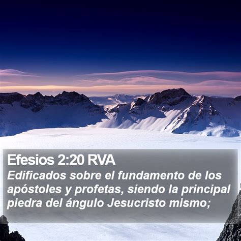 Efesios 2 20 RVA Edificados sobre el fundamento de los apóstoles