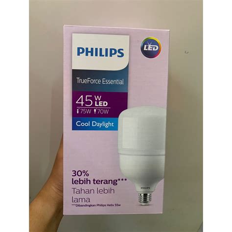 Jual Philips T Force Watt Trueforce Essential Led Putih Shopee