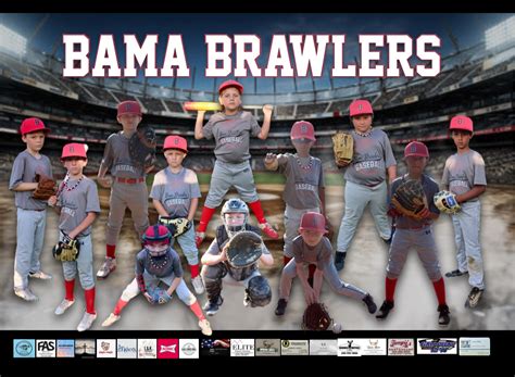 National Championship Sports Baseball Bama Brawlers U D Cp