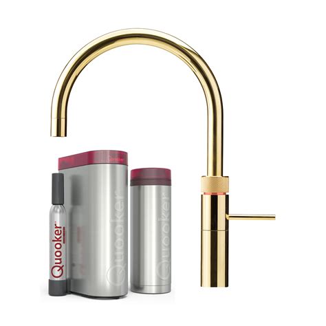 Quooker Fusion Round Inkl PRO3 CUBE Messing