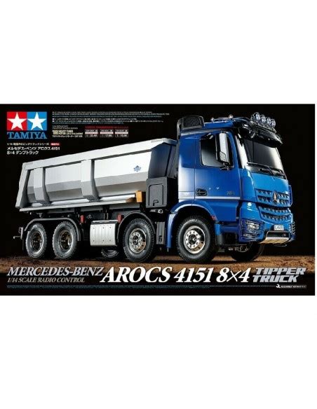 Tamiya 56366 Mercedes Benz Arocs 4151 8x4 Tipper Truck Rc Assembly Kit